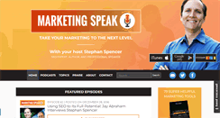 Desktop Screenshot of marketingspeak.com